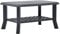 vidaXL Outdoor Coffee Table in Anthracite Color- Weather-Resistant Plastic Constructed Rectangular Table with Built-In Storage Shelf- Optimal Choice for Garden/Terrace
