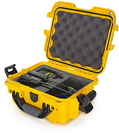 Nanuk 905 Wasserdichtes Hardcase mit Schaumstoffeinlage für Sennheiser EW/Sony UWP/Senal Mikrofon Set - Gelb