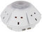 SLx Extension Lead with USB Slots, 1m, Multi USB Plug, Surge Protected, 6 x UK Plug Sockets, 2 x USB Sockets, Phone & Tablet Charging Home Office Accessories (White)