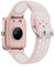 SUGARJAR Bracelet Compatible avec ID205L,19mm Soft Silicone Sangle de rechange pour ID205S ID205G ID215G ID216 SW020 SW023 WF021 WF025 UWATCH3 UFIT GT Popglory,Blackview,Letsfit LETSCOM SmartWatch
