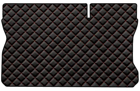 F-CORE Kofferraummatte Autos für OPEL Corsa III (C) 09.00-06.06 Limousine Kombilimousine SCHWARZ/ROT