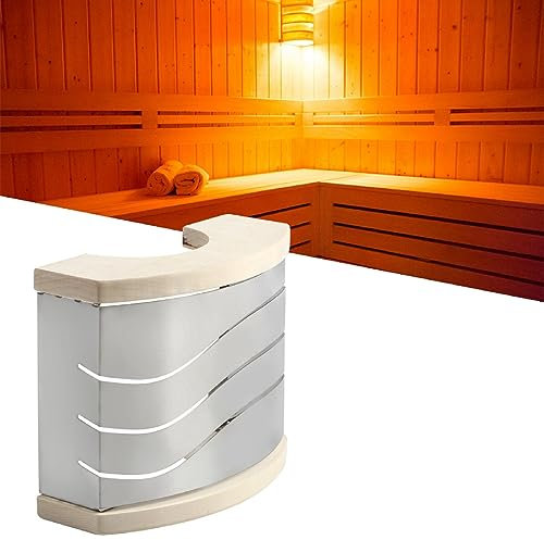 Natudeco Sauna-Lampenschirm, Lampenabdeckung, Dampfbad, Sauna-Zubehör, Schatten, Sauna-Deckenlampenschirm, hochtemperaturbeständig, Sauna-Zubehör, Ersatz-Lampenschirm