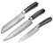 KLAMER Premium Damastmesser echter japanischer Stahl (3er Messerset)