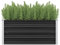 WIFESE Lit SuréLevé De Jardin Anthracite 100x40x45 Cm Acier Galvanisé Jardinieres Exterieur Jardiniere Bois Jardiniere Balcon Carré Potager Bacs ã Fleurs Rectangulaire