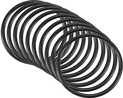 QUARKZMAN 1 Stück Nitrilkautschuk Nitrilring O-Ring Dichtung 25mm x 22mm x 1,5mm für Wasserhahn Klempner Reparatur Dichtung Verbindung, Schwarz