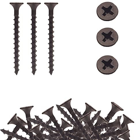 Lot de 500 vis auto-taraudeuses pour placoplâtre, plaques de plâtre, vis à bois pour plaques de plâtre 3,5 x 25 mm