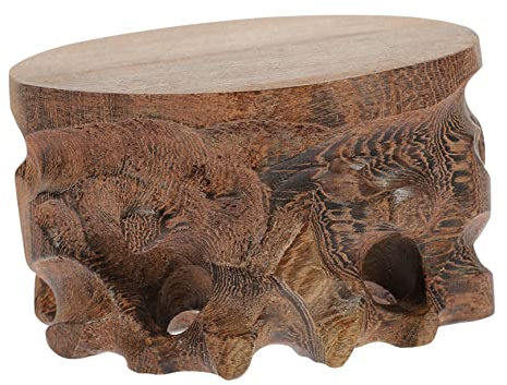 ORFOFE Solid Wood Base for Teapot Display Wooden Stand for Living Decoration Figurines Vases