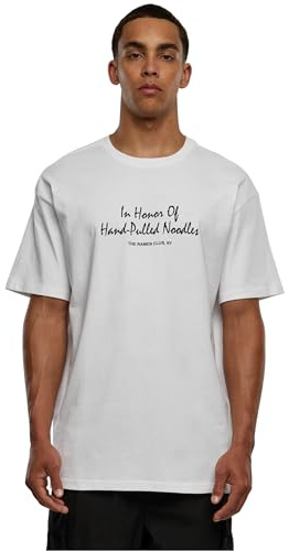 Mister Tee Herren T-Shirt Ramen Club Heavy Oversize Tee White 5XL