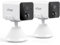 ieGeek Telecamera WiFi Interno Senza Fili 1080P, Videocamera Sorveglianza Wi-Fi a Batteria con Rilevamento Movimento PIR e Visione Notturna, Audio Bidirezionale, SD/Cloud Archiviazione, 2 Pezzi