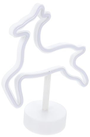 Veemoon Weihnachtslicht-ornament Led-nachtlampe Dekorative Lampe Aus Hochwertigem Material Für Garten Terrasse Wohnzimmer Weihnachtsfeier Warmes Und Festliches Rehkitz-design