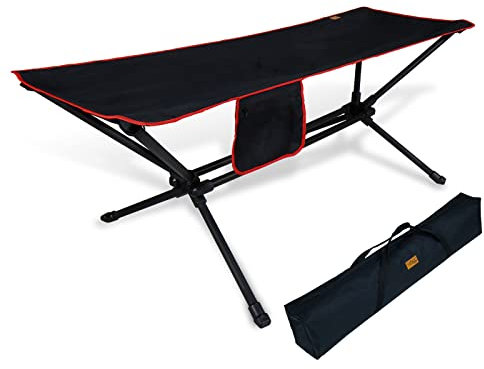 CCLIFE Camping Hängematte mit Gestell Outdoor 4,5kg leicht, 100KG Tragkraft mit Tragetasche