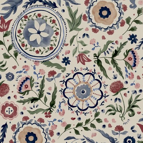 Superfresco Easy Joules Festival Flowers Antique White Wallpaper