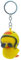 BABYVIVA Schlüsselanhänger Cartoon Plüsch Helm Ente Schlüsselanhänger für Autoschlüssel Handtasche Anhänger Schlüsselanhänger Mode Schlüsselanhänger Niedlich Schlüssel Klein Geschenk, gelb, Dimensions