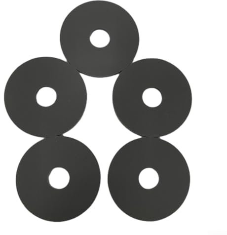 5 unids AH0007100R Válvula de descarga doble de goma negra para válvula de descarga doble Roca inodoro D1D/D2D diafragma arandela accesorios