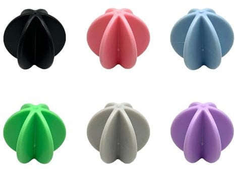 BuRuiJi Shaker Balls 6 Pcs Protein Shaker Ball Plastic Ball Replacement Shaker Ball for Shaker,Drinking Bottle Cup, Colorful Whisk Shaker Balls for Protein Shaker Bottle (Diameter:1.5inch)