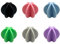 BuRuiJi Bolas mezcladoras de 6 piezas de bolas de plástico de repuesto para agitador, botella de bebida, bolas mezcladoras coloridas para botella mezcladora de proteínas (diámetro: 1.5 pulgadas)