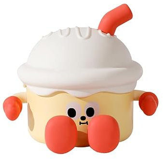 SHYOSUCCE nachtlicht kinder,touch-steuerung silikon kinder nachtlampe, LED baby kawai stilllicht mit USB-Aufladung für kinderzimmer babyzimmer deko geschenk (Eisbecher)