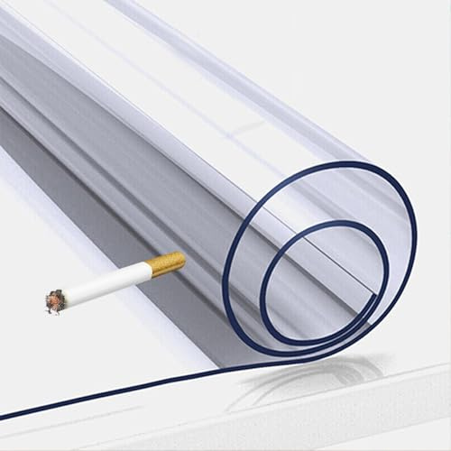 Bodenschutzmatte Schreibtischmatte Bürostuhl Unterlage vielseitige PVC Schutzmatte für Küche Essensbereich Büro Harte Böden 2mm Dick Bodenschutz Matte