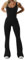 Combinaison Femme Sport Yoga Seamless Moulant Scrunch Butt Lift Une Pièce Jumpsuit Ajustée Combinaison Body Sexy Élastique Confortable Tenue de Sport pour Gym Sports Yoga ou Course