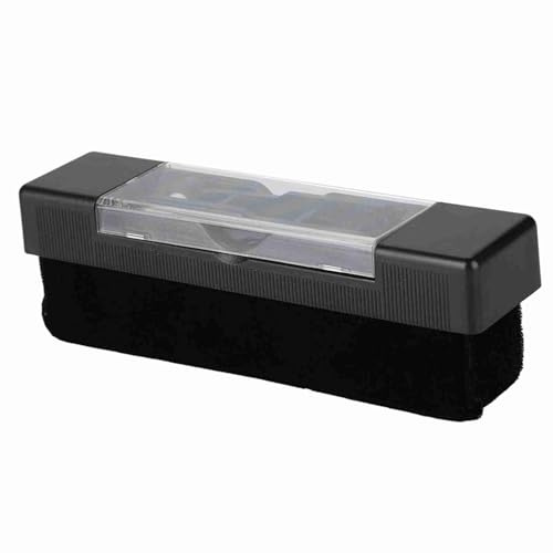 Generic Schallplattenbürste, Effizienter Kohlefaser-Reiniger für -Player, Entfernt Staub und Flecken, Stellt den Charme von Schallplatten für Audiophile Wieder Her, Flanellmaterial