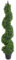 Leaf LEAF-7164 Artificial Boxwood Tower Tree Topiary Spiral Twist Metal Top Design UK, 120cm (4Ft) Tall