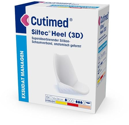 CUTIMED Siltec Heel 3D 16x24 cm Kompressen 6 Stück