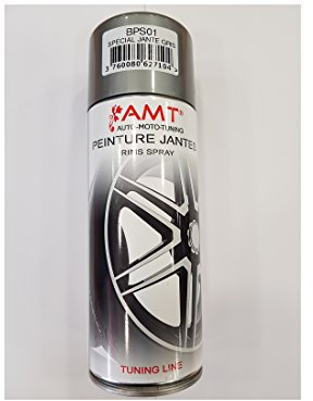 Peinture spray spécial jantes auto-moto-tuning AMT Gris