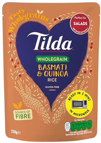 Tilda Microwave Wholegrain Basmati Rice and Quinoa 250g