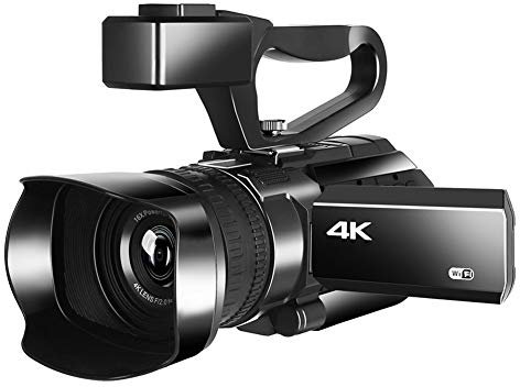 RSGK HD professional 4K digital camera, 30x digital zoom, 3 inches IPS touch screen, 48MP digital WiFi camera, infrared night vision camera recorder