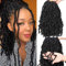 Xtrend 6 Packs 12 pouces Natural Nu Nu Faux Locs Crochet Traids Hair synthétique Pré-boucle Dreadlocks Softs Traiding Hair Fashion Goddess Faux Locs Extensions de cheveux 18 mèches/Pack 1B#