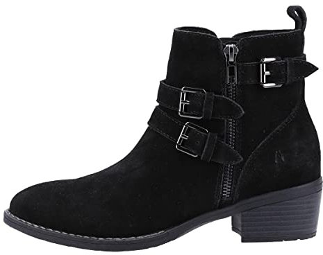 Hush Puppies Women's Jenna Ankle Boot, Black, 7 UK