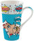 Tasse aus Porzellan, 60 ml, Pop Art
