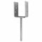 SS8® Post Fence 61mm - 2.4 U Bracket Support Concrete Anchor Heavy Duty - pergola, Decking Spikes