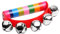 Tambourin Handbell Halbmond Tamburin Musikinstrument Rhythmus schlägt das kleine Jingle Bell -Spielzeug Tool Baby Kind Kind früh Bildung