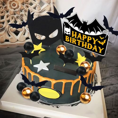 JeVenis Superhero Cake Decoration Tortenfiguren Kindergeburtstag Spider Kuchen Deko Cupcake Toppers Kuchen Hero Tortenaufleger Superhelden Cake Topper für Kinder Geburtstag