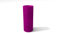 Kloris Hoher Blumenkasten zylindrisch Barock 70 Violett Fuchsie Polyethylen Durchmesser 35 cm Höhe 70 cm Tiefe Fach 26 cm Made in Italy