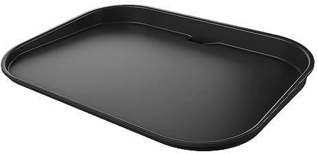 Loandicy Iron Griddle for Ninja Woodfire Outdoor Grills OG700 Series, Compatible XSKGRIDPLTEUK Flat Plate Accessories, Evenly Heated Ceramic Non-Stick Coating Chili Onion Chili, Black