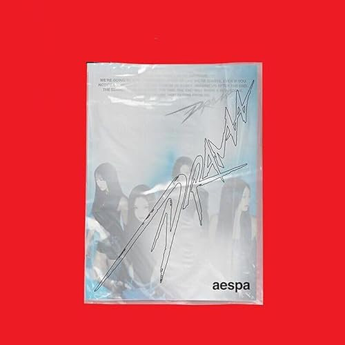 SM. K-POP Album: AESPA DRAMA The 4th Mini Album (DRAMA Ver. + 1ea Store Gift Photo Card) - Transparent, 213 * 295 * 10 mm