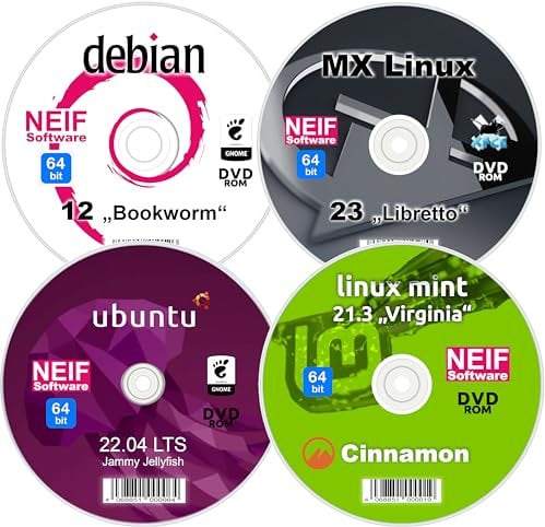 Best of Linux Edition 1/2024 (64 Bit) auf DVD