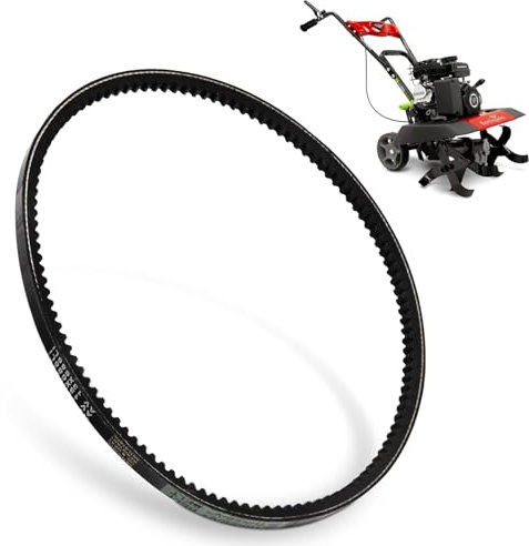 KitchenKipper Courroie d'entraînement 20343 compatible avec motoculteur Earthquake 20015 99 cc moteur 20015 25780 24734 22662 35310 35053 (12 x 728 type 4 dents HA)