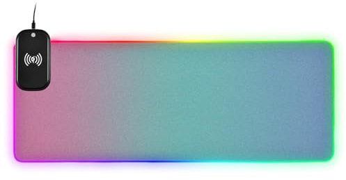 Blush and Blue Mojito Wireless Charging Glowing keyboard animal pad anime animal mat cute mousepad anti slip studio 80.0x30.0 cm