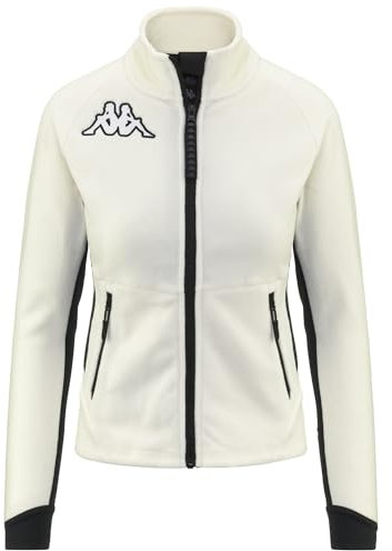 Kappa - Felpa Da Sci Neve Invernale In Pile Donna Bianco Modello: 6CENTO 688N In Poliestere Taglia: M