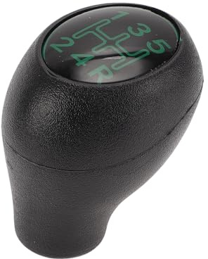 Partuto Perilla De Cambio De 5 Velocidades Para Peugeot 205 83-98 1Pc | Plástico, Negro Y Verde, Ergonómico, Cómodo, Resuelve Palanca Atascada, Mejora Tacto Conducción