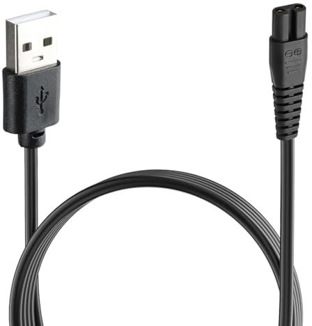 Fizzix USB Charger Cable compatible with Xiaomi Shaver - Replacement Charging Cord Compatible with Electric Shavers - Durable & Reliable Power Supply