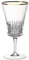 Villeroy & Boch - Lot de Verres à Eau avec Bord Doré Grand Royal Gold, Verres à Eau de 250 ml, Verre Cristallin, Transparent