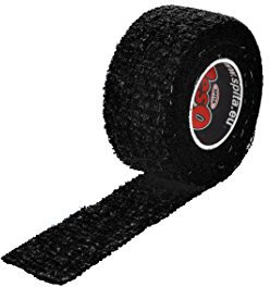 Pflaster selbsthaftend (kohäsiv), wasserfest, latexfrei, reine Baumwolle – Fixierpflaster elastisch für Finger (Fingerpflaster), Hand, Zehen, Füße, ohne Kleber – Set von ResQ-tape (Schwarz, 6er Set)