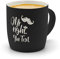 printplanet® - Kaffeebecher mit eigenem Text graviert - SoftTouch Tasse mit Wunschtext - Matt-gummierte Oberfläche - Farbe Schwarz - Motiv: Mr. Right