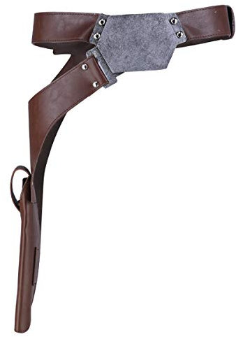 Han Solo Cosplay Gürtel Holster PU Leder Kostüm Zubehör Requisiten - - Normal
