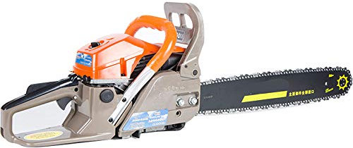 CGOLDENWALL Cordless Chainsaw Gas Gasoline Powered Chainsaw Wood Cutting Grindling Machine Engine Cycle Chain Saw for Woodworking 68cc with Cutting Diameter of 50cm