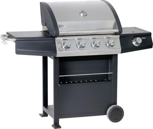 TrendLine Gasgrill Cordoba 410 4 Edelstahlbrenner Grillwagen Grillstation